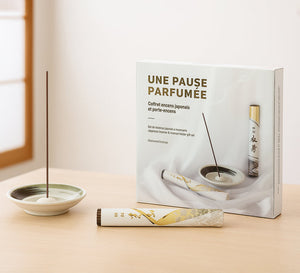 "Ein Moment des Dufts" - Japanisches Räucherstäbchen-Geschenkset