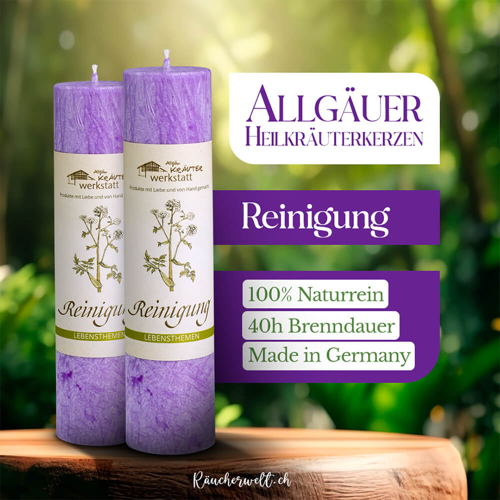 Reinigung - Allgäuer Heilkräuterkerzen "Lebensthemen"
