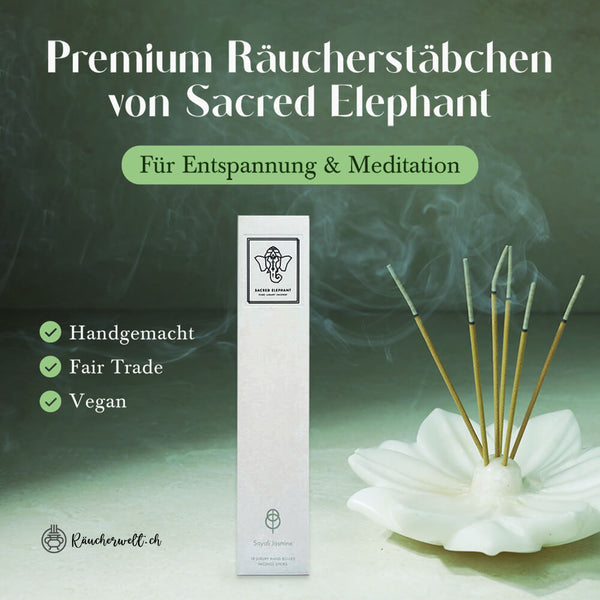 Zeder Räucherstäbchen - Sacred Elephant Luxury Incense