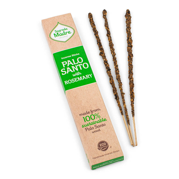 Palo Santo & Rosmarin Räucherstäbchen - Sagrada Madre Palo Santo Linie