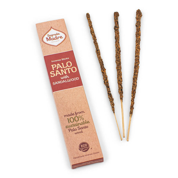 Palo Santo & Sandelholz Räucherstäbchen - Sagrada Madre Palo Santo Linie