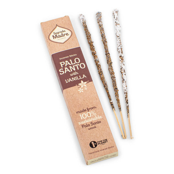 Palo Santo & Vanille Räucherstäbchen - Sagrada Madre Palo Santo Linie