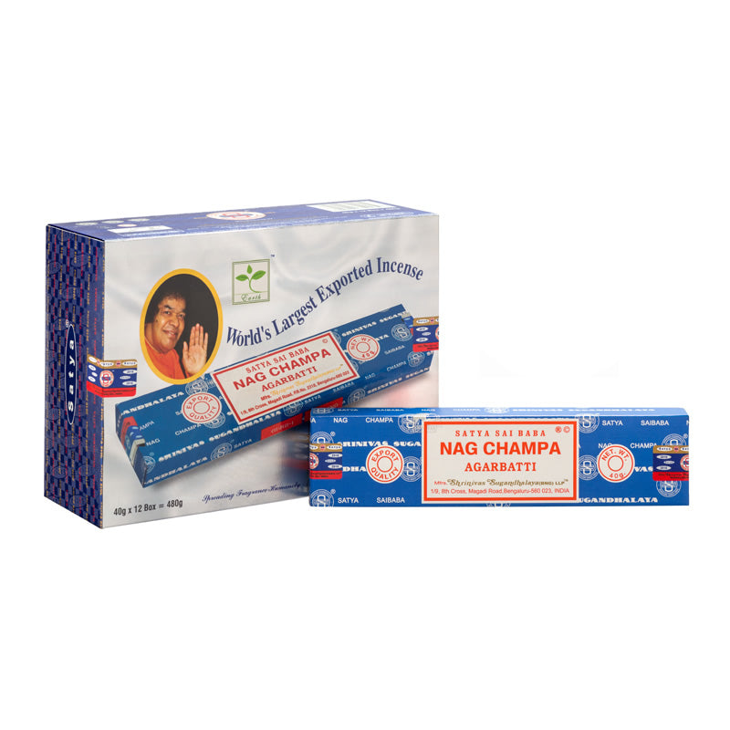Nag Champa Räucherstäbchen 40 g - Satya Sai Baba