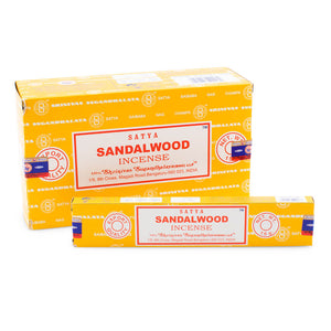 Sandelholz Räucherstäbchen 15 g - Satya