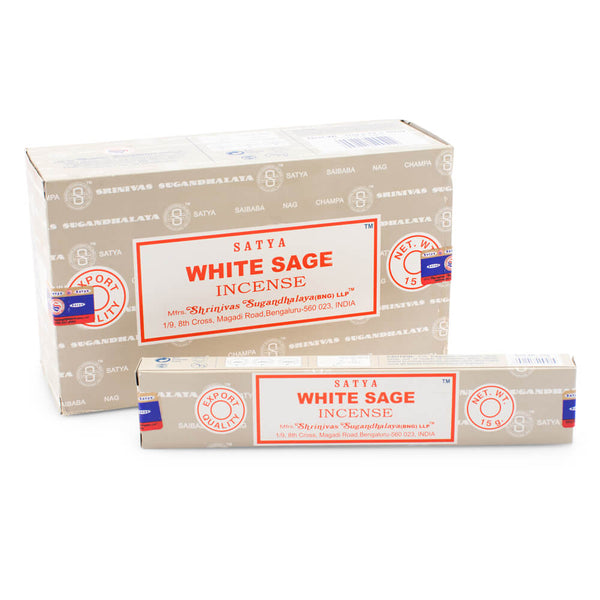 Weisser Salbei Räucherstäbchen 15 g - Satya
