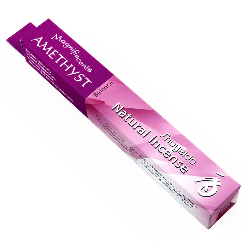 Amethyst (Amethyst) Räucherstäbchen - Shoyeido Magnifiscents Edelsteine