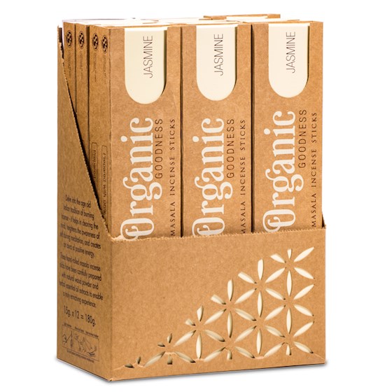 Jasmin Räucherstäbchen - Song of India "Organic Goodness"