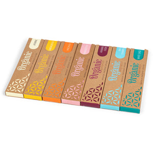 Song of India "Organic Goodness" Räucherstäbchen Komplettset (10 x Sorten)