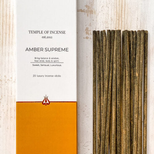 Amber Supreme Räucherstäbchen - Temple of Incense