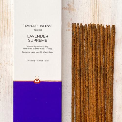 Lavender Supreme Räucherstäbchen - Temple of Incense