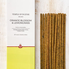 Orange Blossom & Lemongrass Räucherstäbchen - Temple of Incense