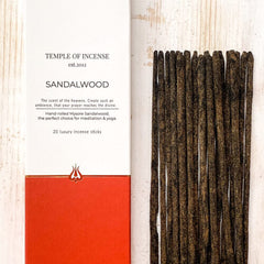 Sandalwood Räucherstäbchen - Temple of Incense