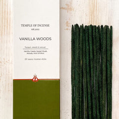 Vanilla Woods Räucherstäbchen - Temple of Incense