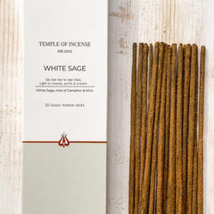 Weisser Salbei Räucherstäbchen - Temple of Incense