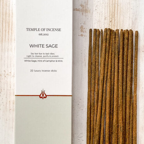 Weisser Salbei Räucherstäbchen - Temple of Incense