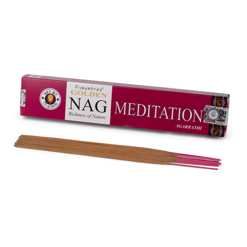 Nag Meditation Räucherstäbchen - Vijayshree Golden