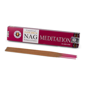 Nag Meditation Räucherstäbchen - Vijayshree Golden