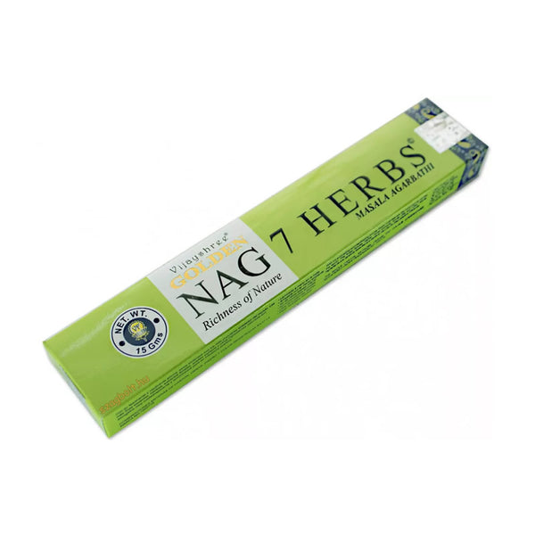 Nag 7 Herbs Räucherstäbchen - Vijayshree Golden