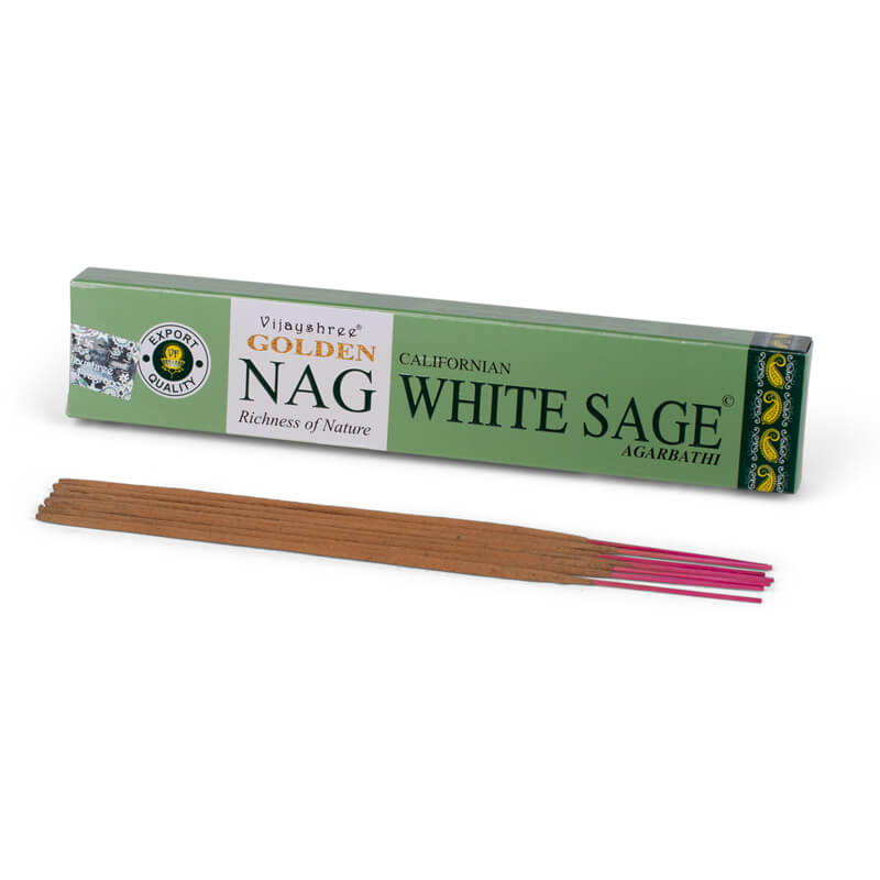 Nag White Sage Räucherstäbchen - Vijayshree Golden