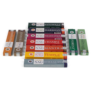 Vijayshree Räucherstäbchen Komplettset (20 x Sorten)