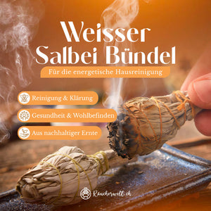 Weisser Salbei Räucherbündel mini