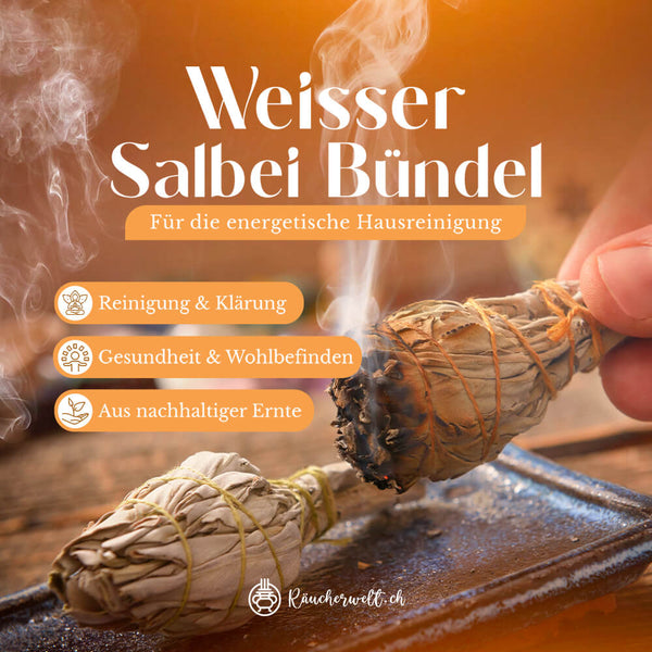 Weisser Salbei Räucherbündel mini