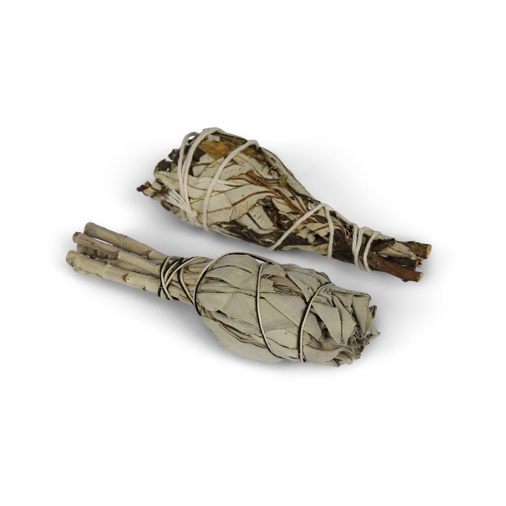 Duopack Weisser Salbei- & Yerba Santa Räucherbündel