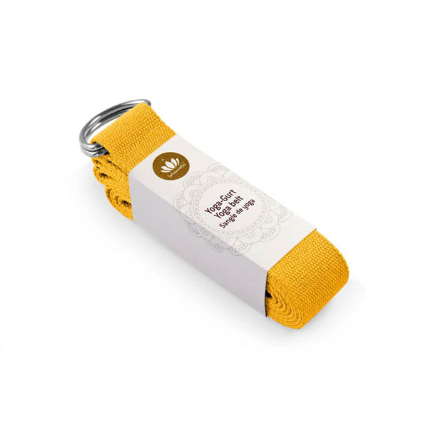 Yoga-Gurt Safran Gelb